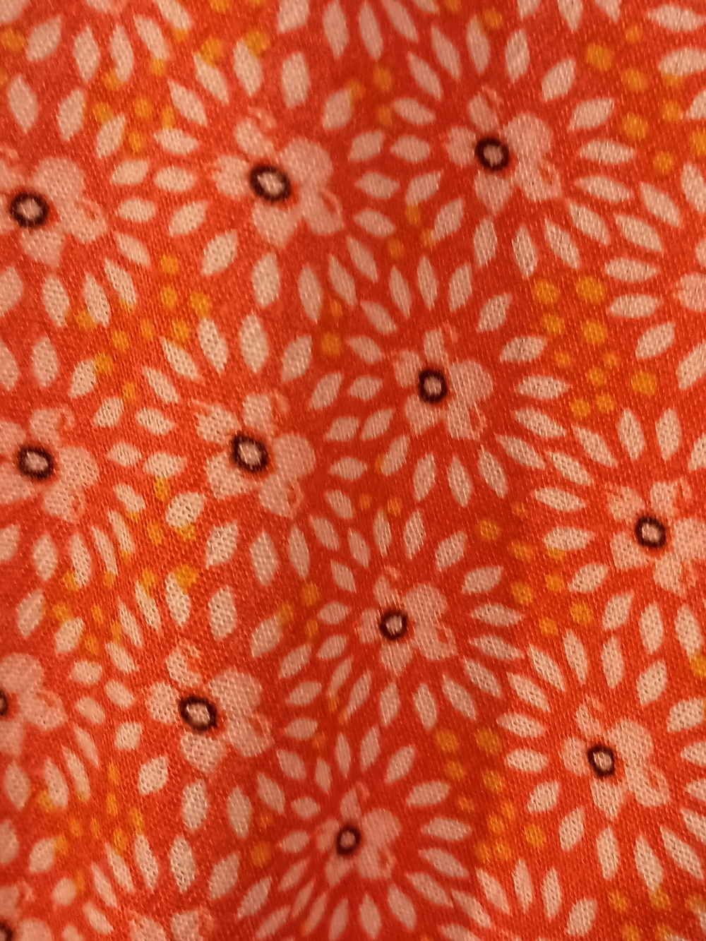 Self Esteem Coral Floral V-Neck Top - Picture 7 of 13